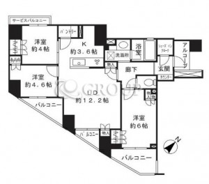 クリオ新杉田501号室の間取り